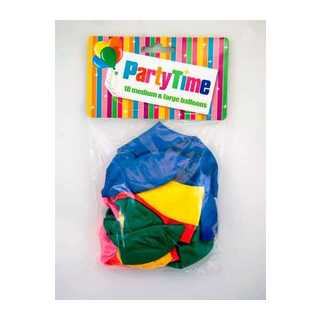 Party Time 18 M&l Balloons Assorted 1ea