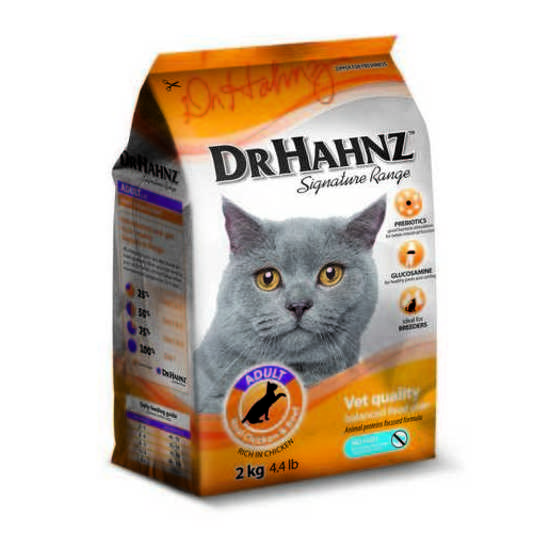 Dr Hahnz Adult Chicken And Beef Cat food 2kg PnP