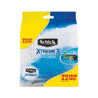 Schick Xtreme3 Com+p/bag Sensitive 22ea